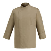 CHEFJACKET KAKI CHEAP POL.  65%  COT.  35% - Mabrook Hotel Supplies